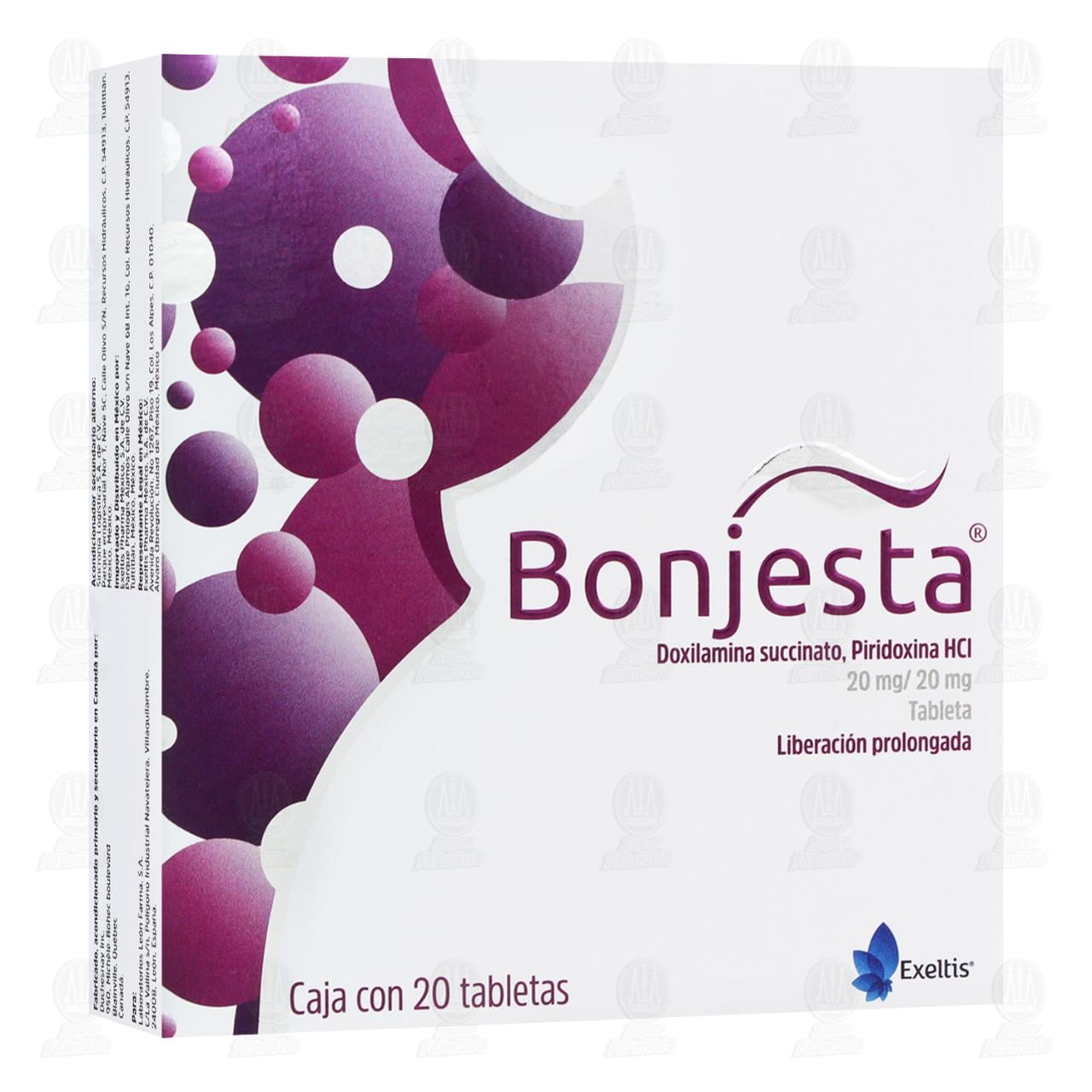 Bonjesta 20mg/20mg, 20 Tabletas.