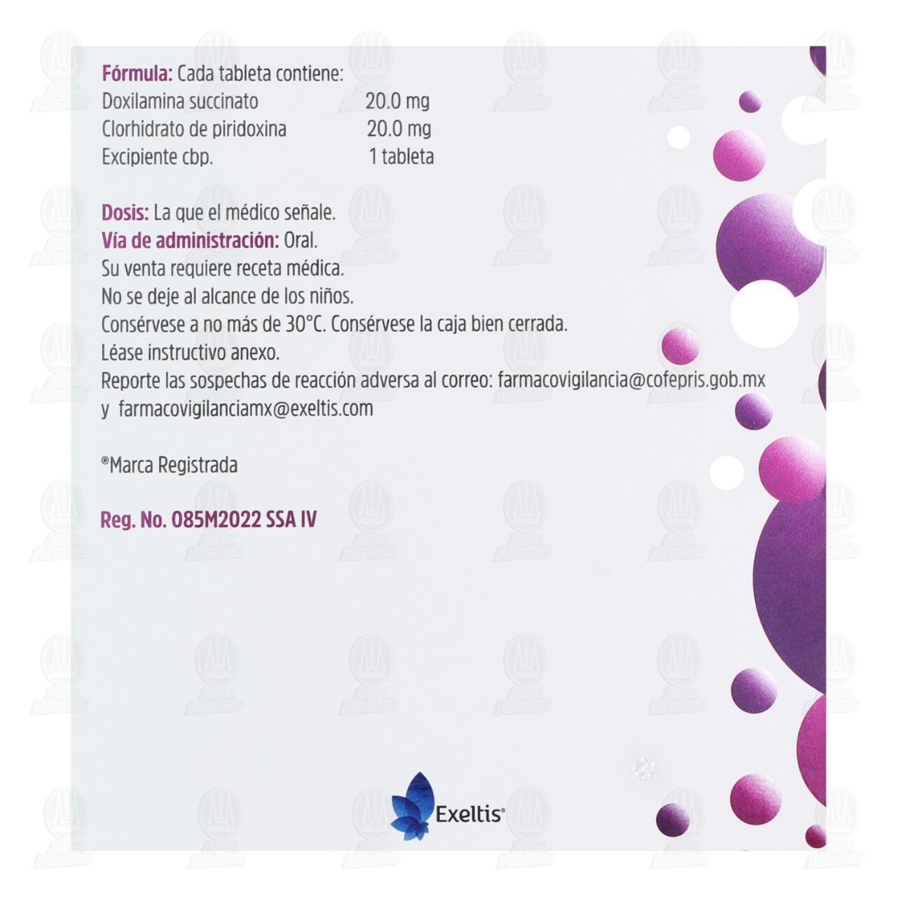 Bonjesta 20mg/20mg, 20 Tabletas. de BONJESTA | Farmacias Guadalajara
