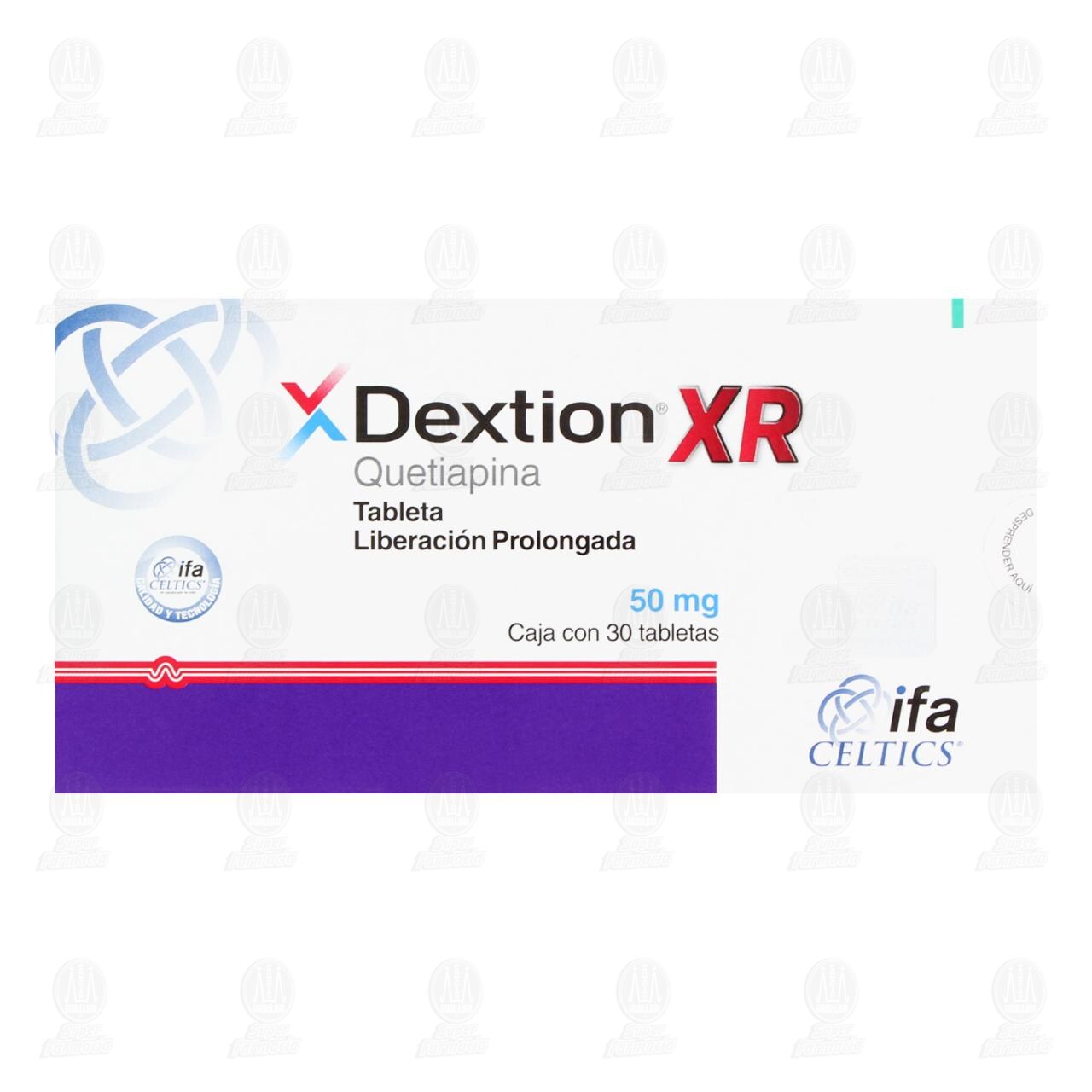 Dextion XR 50 mg, 30 Tabletas. image number 1