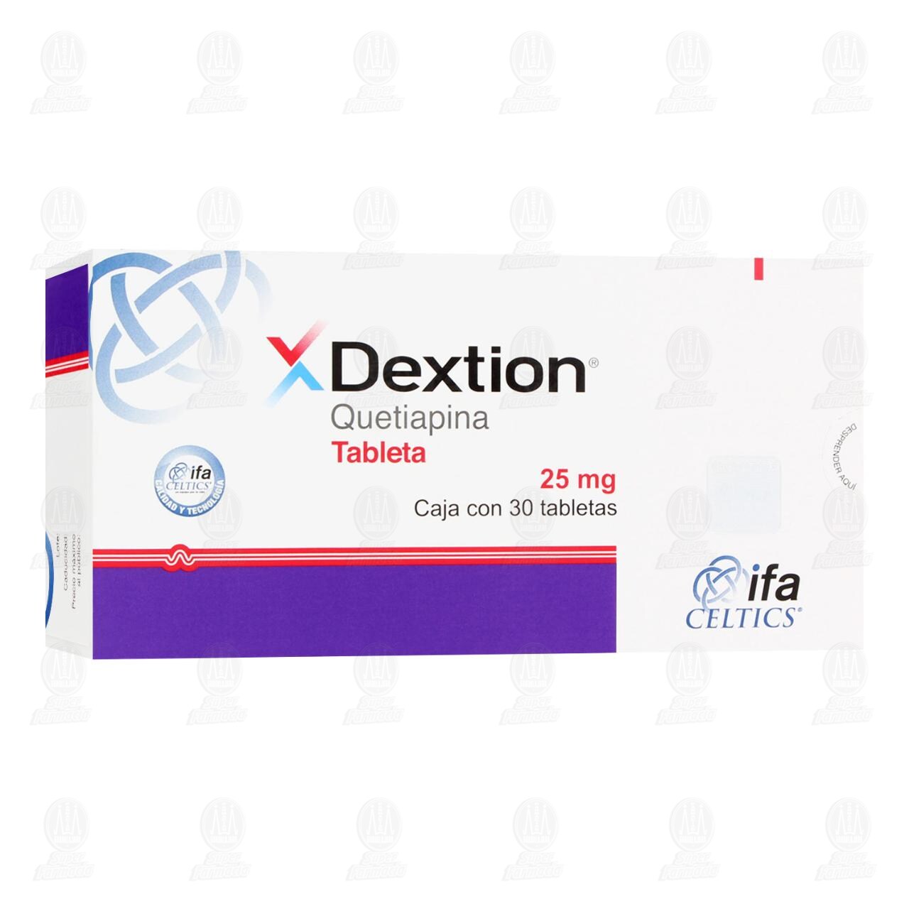 Dextion 25 mg, 30 Tabletas. image number 0