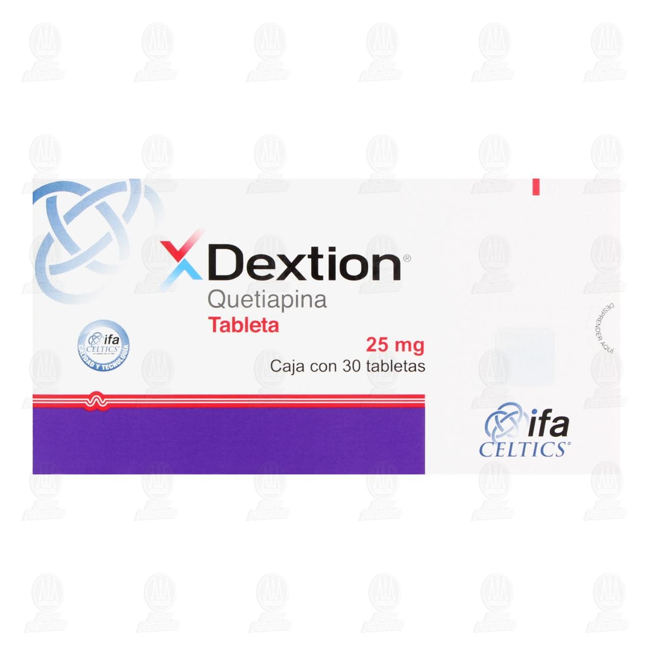 Dextion 25 mg, 30 Tabletas. image number 1