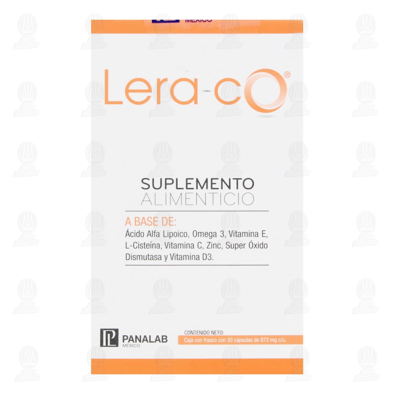 Lera Co Suplemento Alimenticio 873 mg, 30 C&aacute;psulas. image number 1