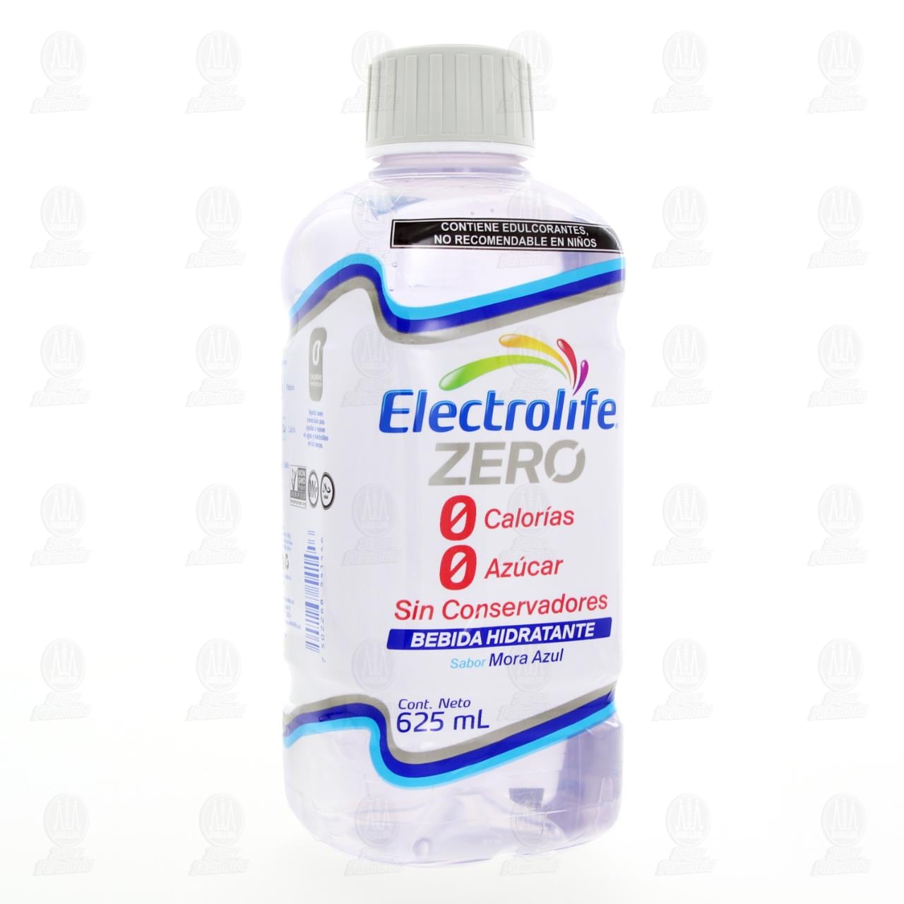Bebida Hidratante Electrolife Zero Sabor Mora Azul, 625 ml. image number 0
