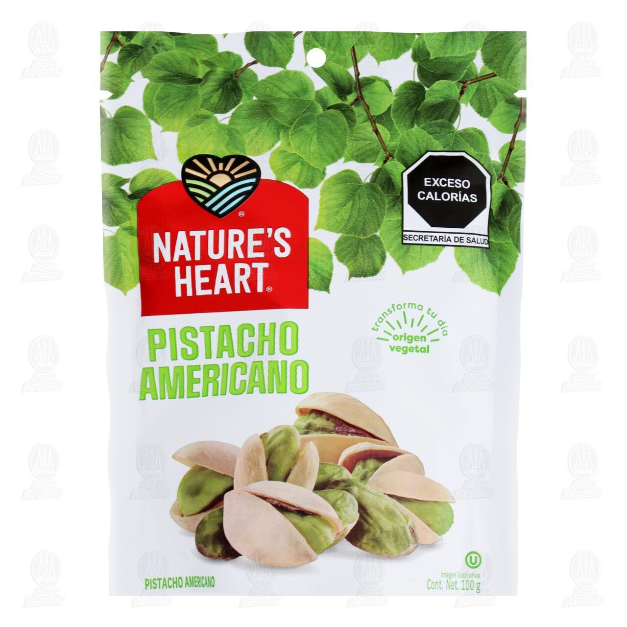Botana Nature's Heart Pistacho Americano, 100 gr.