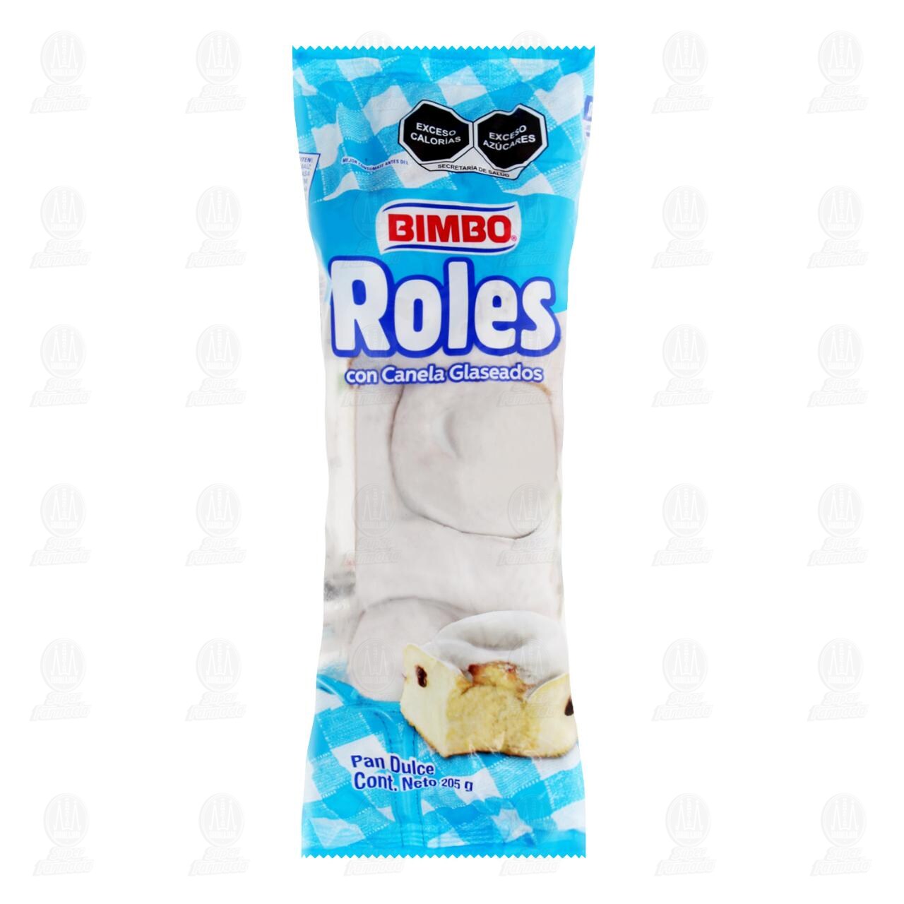 Roles Glaseados Bimbo, 205 gr. image number 0