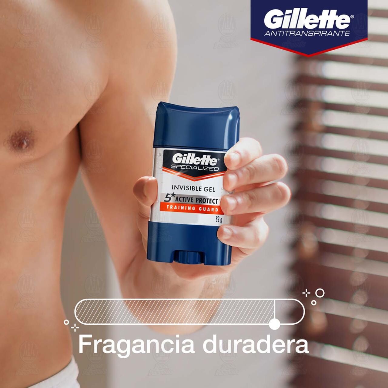 Pack  Antitranspirante Gillette Specialized Training Guard en Gel, 2 pzas de 82 gr c/u. image number 4