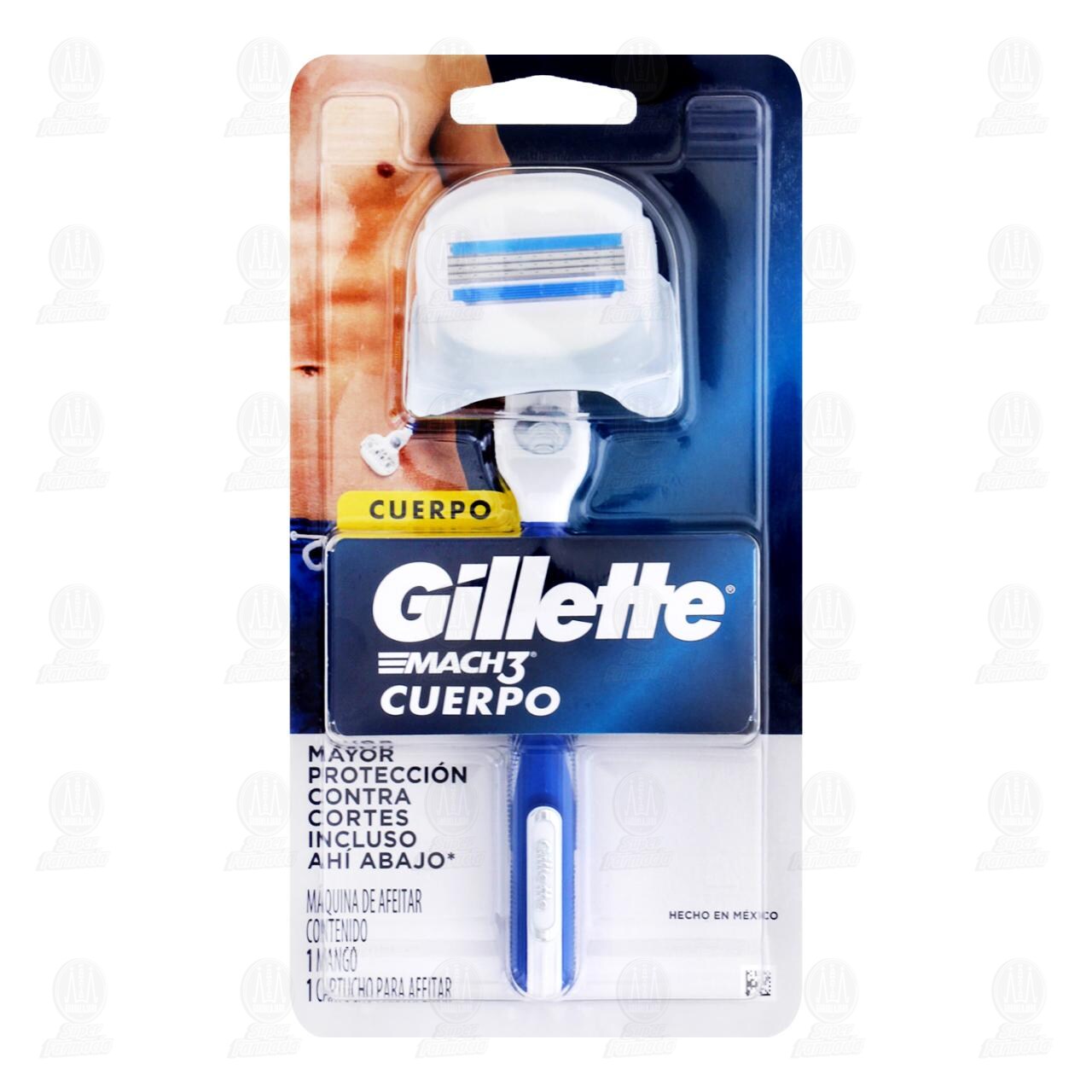 M&aacute;quina para Afeitar Gillette Mach3 Cuerpo, 2 pzas.