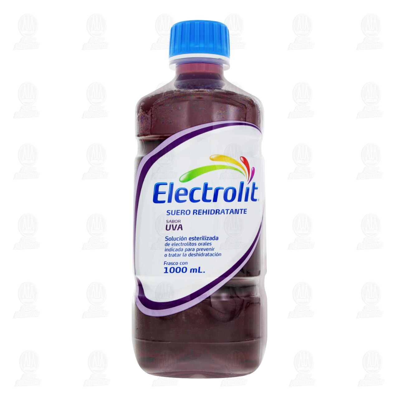 Electrolit Suero Rehidratante Sabor Uva, 1000 ml. image number 1