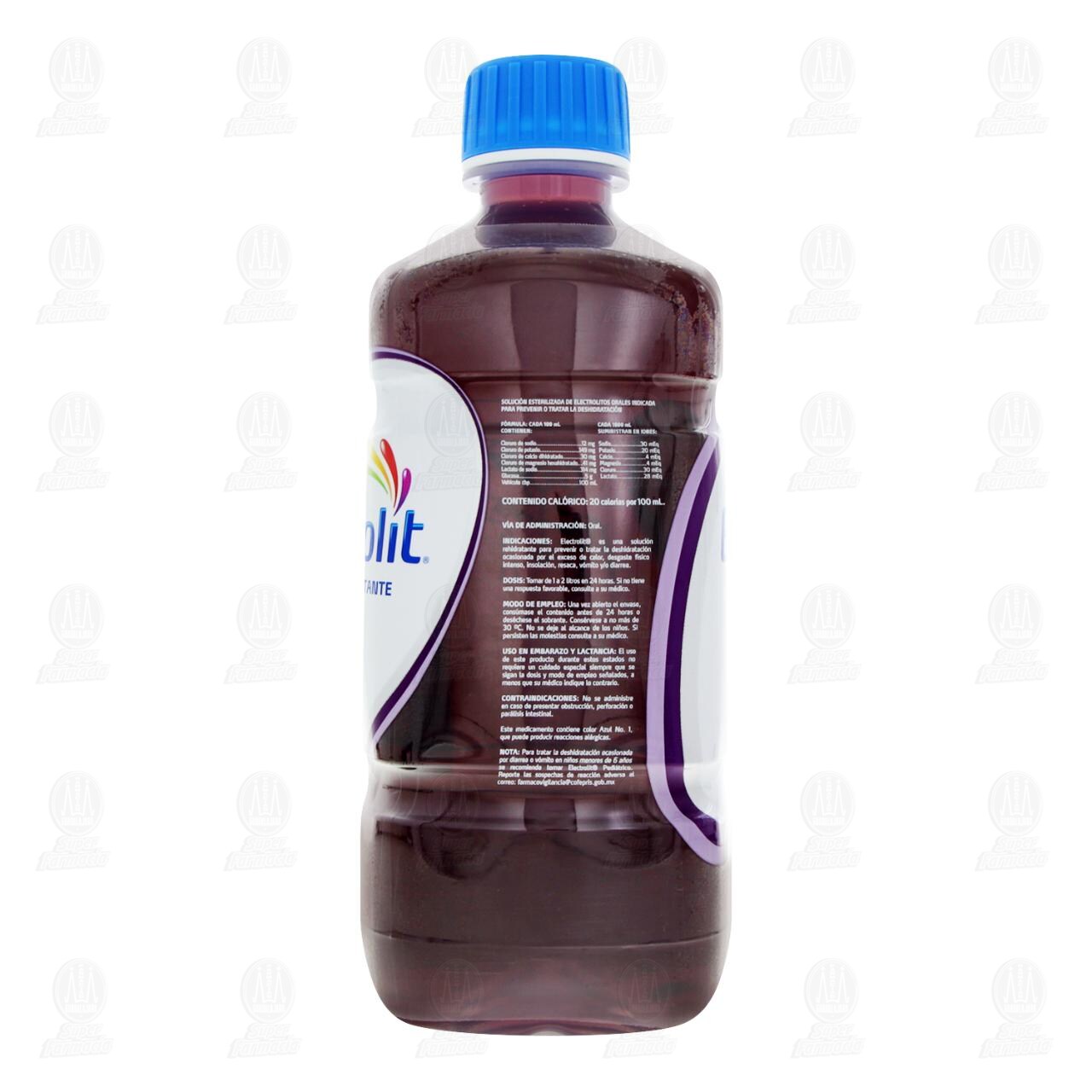 Electrolit Suero Rehidratante Sabor Uva, 1000 ml. image number 2