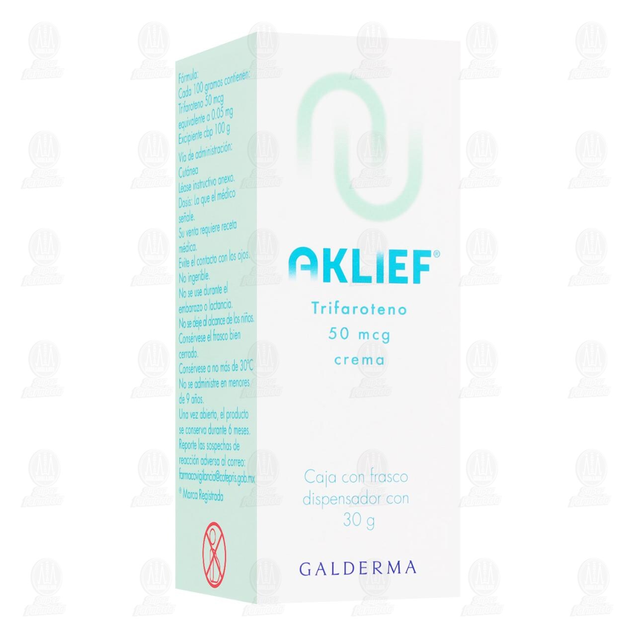 Aklief Crema 50 mcg, 30 gr.