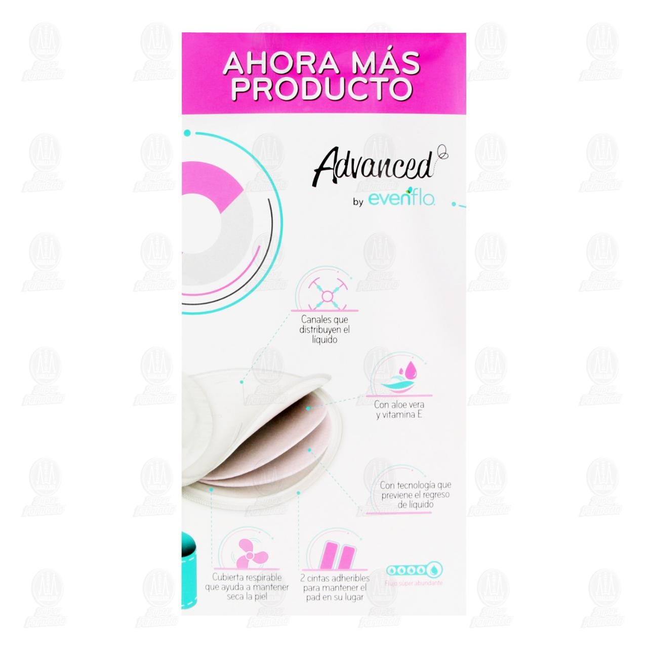 Protectores para Lactancia Advanced Evenflo Flujo Super Abundante, 48 pzas. image number 2