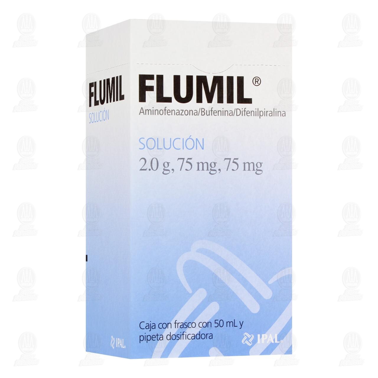 Flumil Soluci&oacute;n 2.0gr/75mg/75mg, 50 ml. image number 0