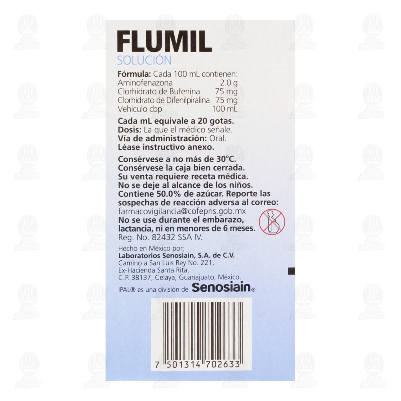 Flumil Soluci&oacute;n 2.0gr/75mg/75mg, 50 ml. image number 2