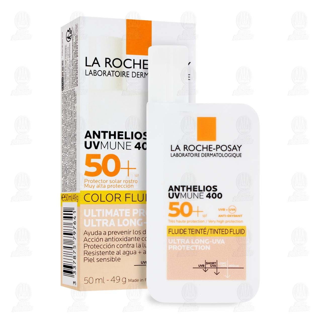 La Roche Posay Protector Solar Anthelios UvMune 400 50+ Color Fluid, 50 ml. image number 2