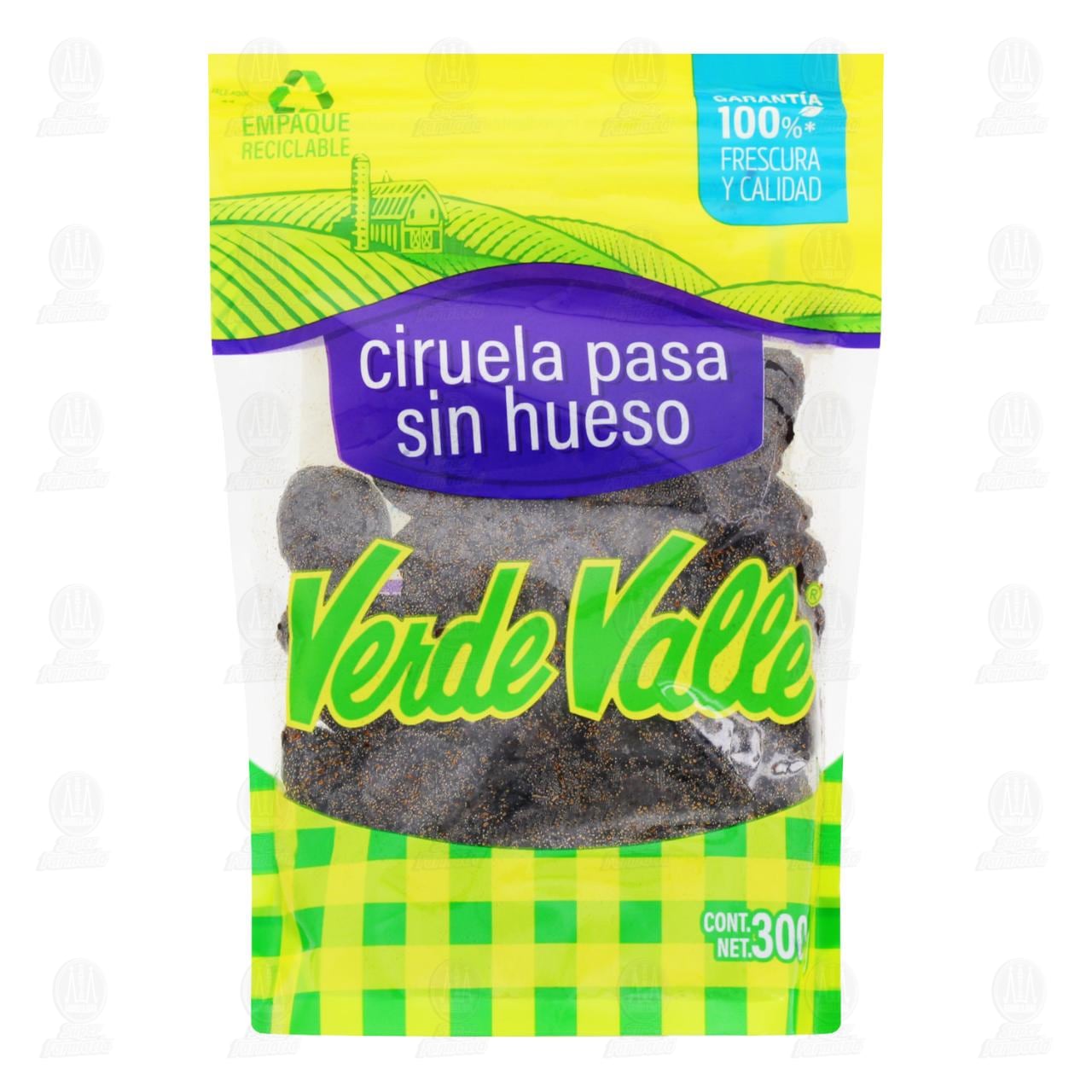 Ciruela Pasa Sin Hueso Verde Valle, 300 gr. image number 0