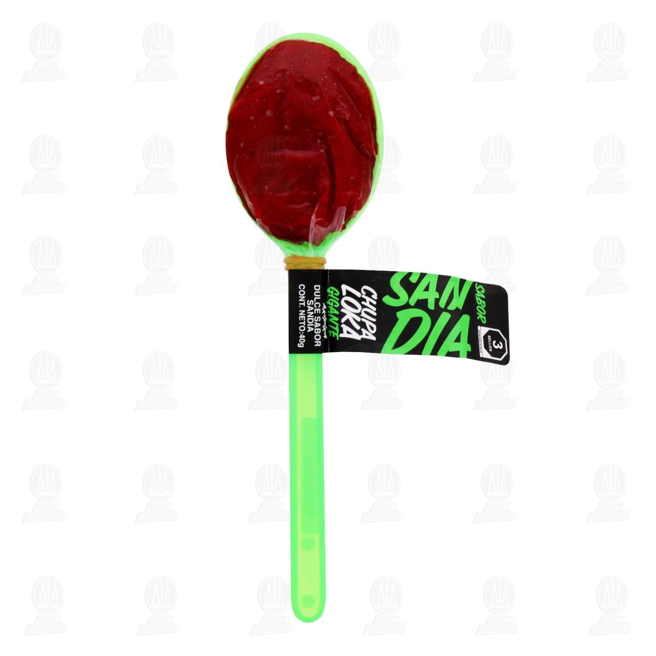 Imagen para Dulce Chupa Loka Gigante Sabor Sandía, 40 gr.