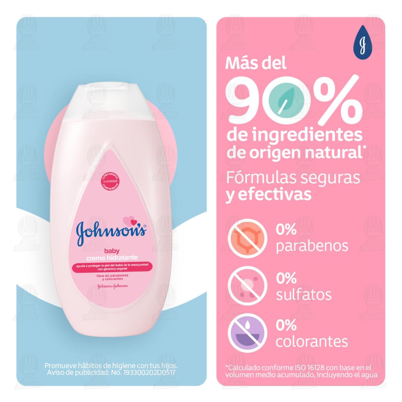 Crema Corporal para Beb&eacute; Johnson&acute;s Original, 100 ml. image number 3