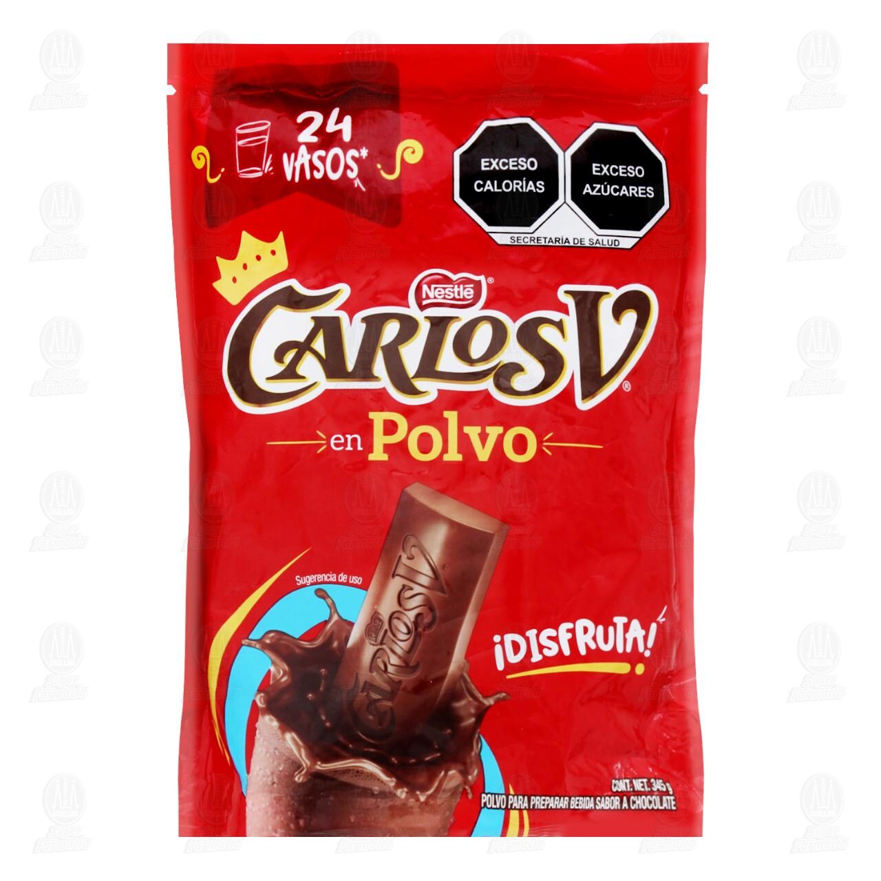 Chocolate en Polvo Carlos V, 345 gr. image number 0