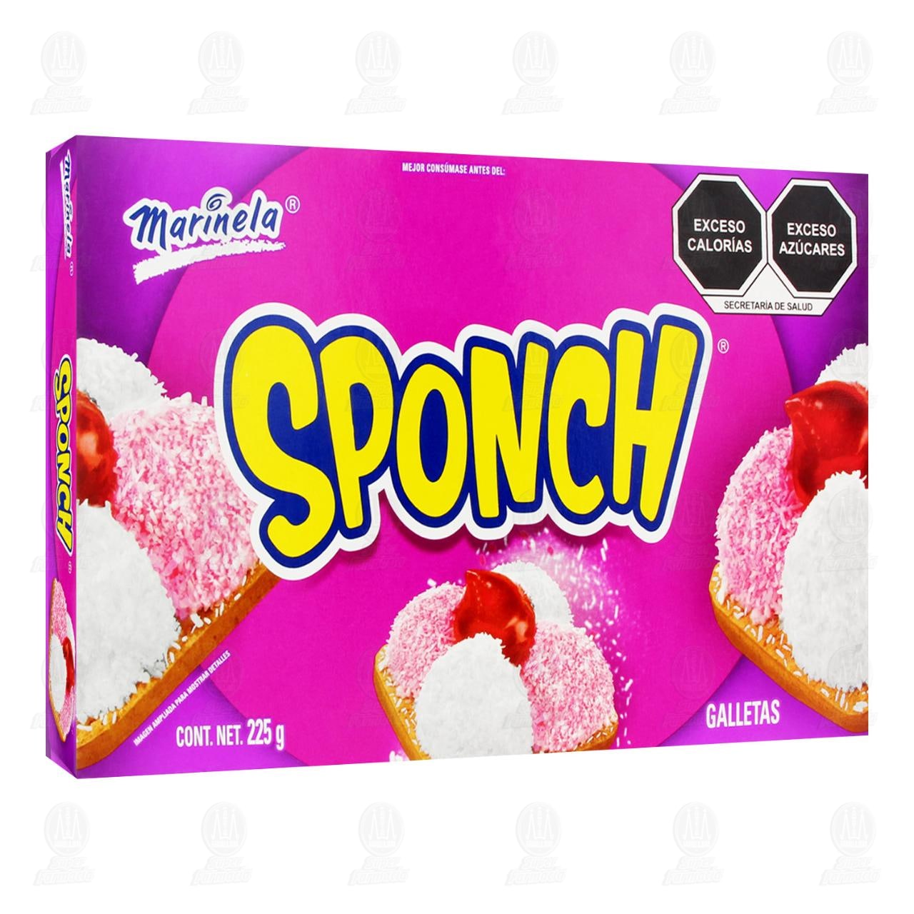 Imagen para Galletas Sponch Marinela, 225 gr.