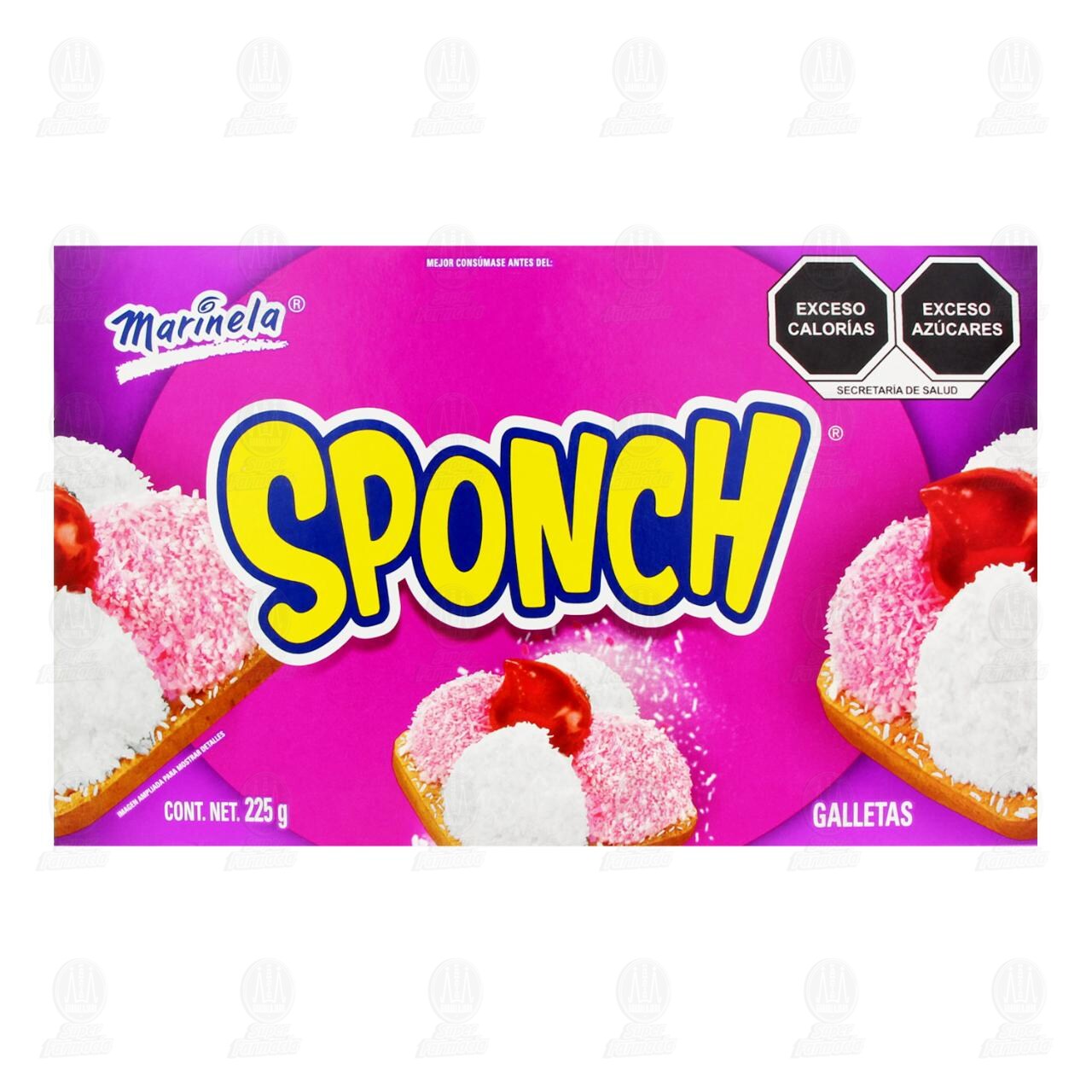 Galletas Sponch Marinela, 225 gr. image number 1