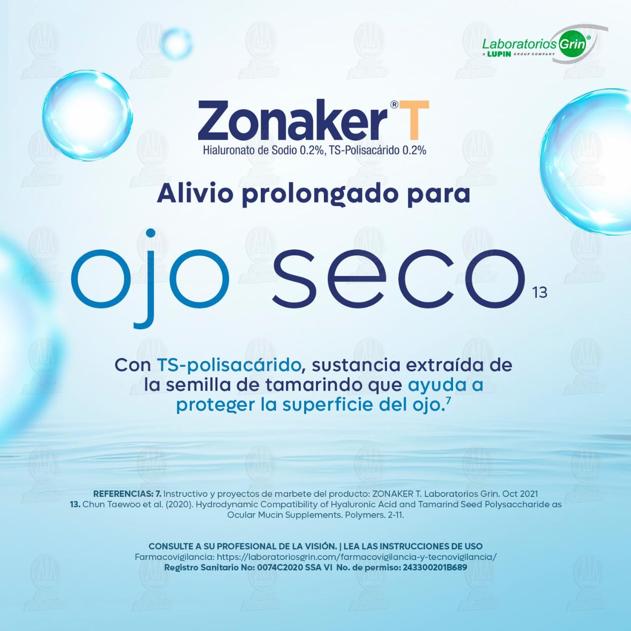 Zonaker T Soluci&oacute;n Lubricante Oft&aacute;lmica, 10 ml. image number 2