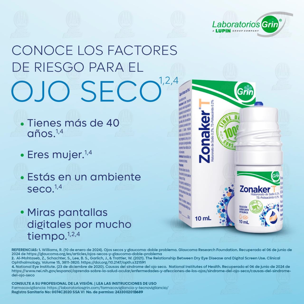 Zonaker T Soluci&oacute;n Lubricante Oft&aacute;lmica, 10 ml. image number 4