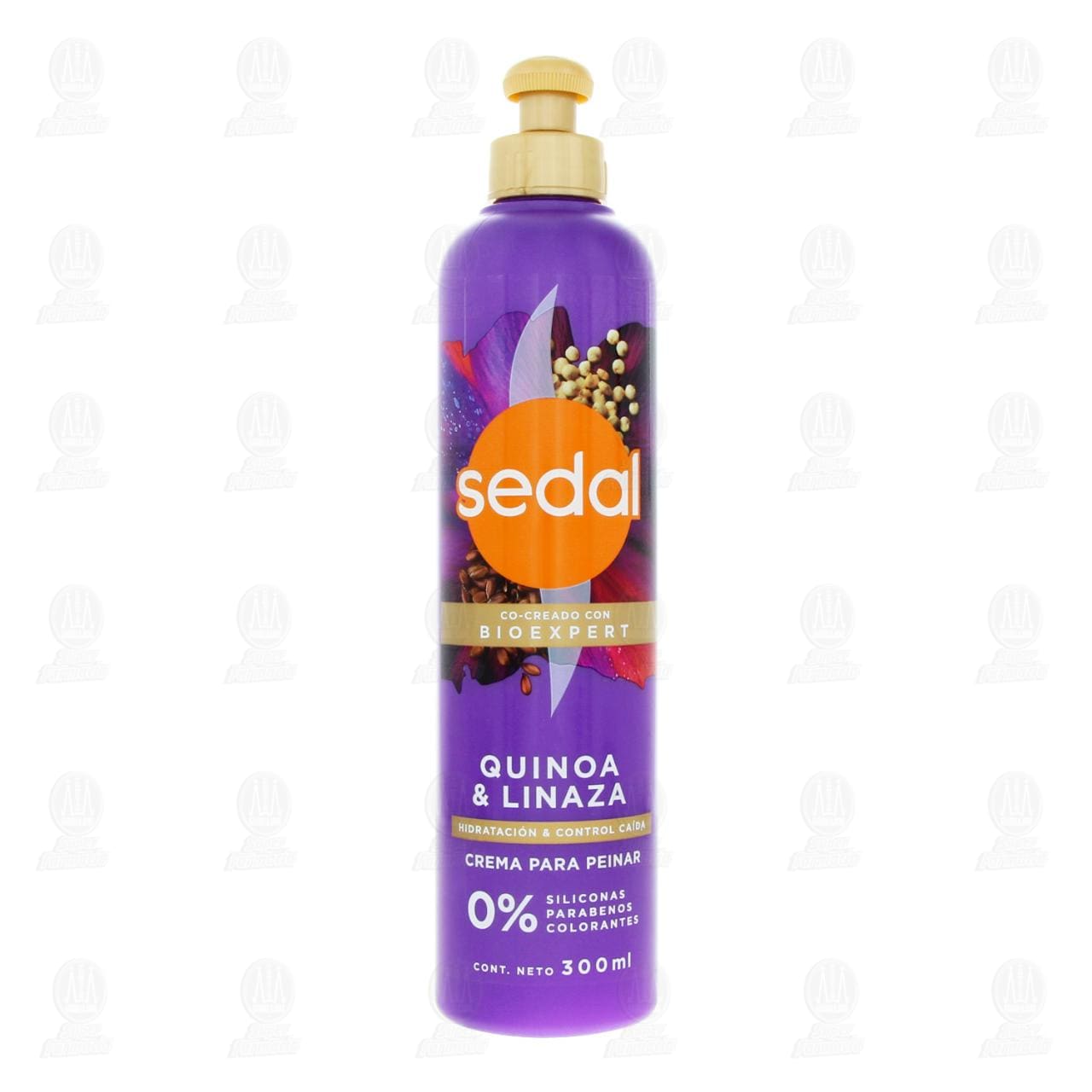 Crema para Peinar Sedal Bioexpert Quinoa & Linaza Hidrataci&oacute;n y Control Ca&iacute;da, 300 ml. image number 1