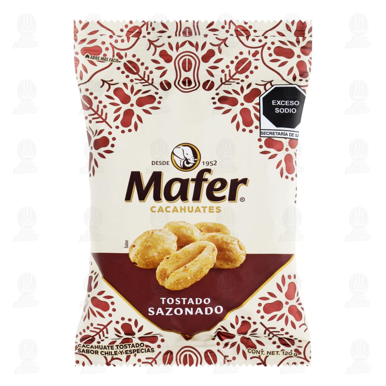 Cacahuate Tostado Mafer Sazonado, 120 gr. image number 0