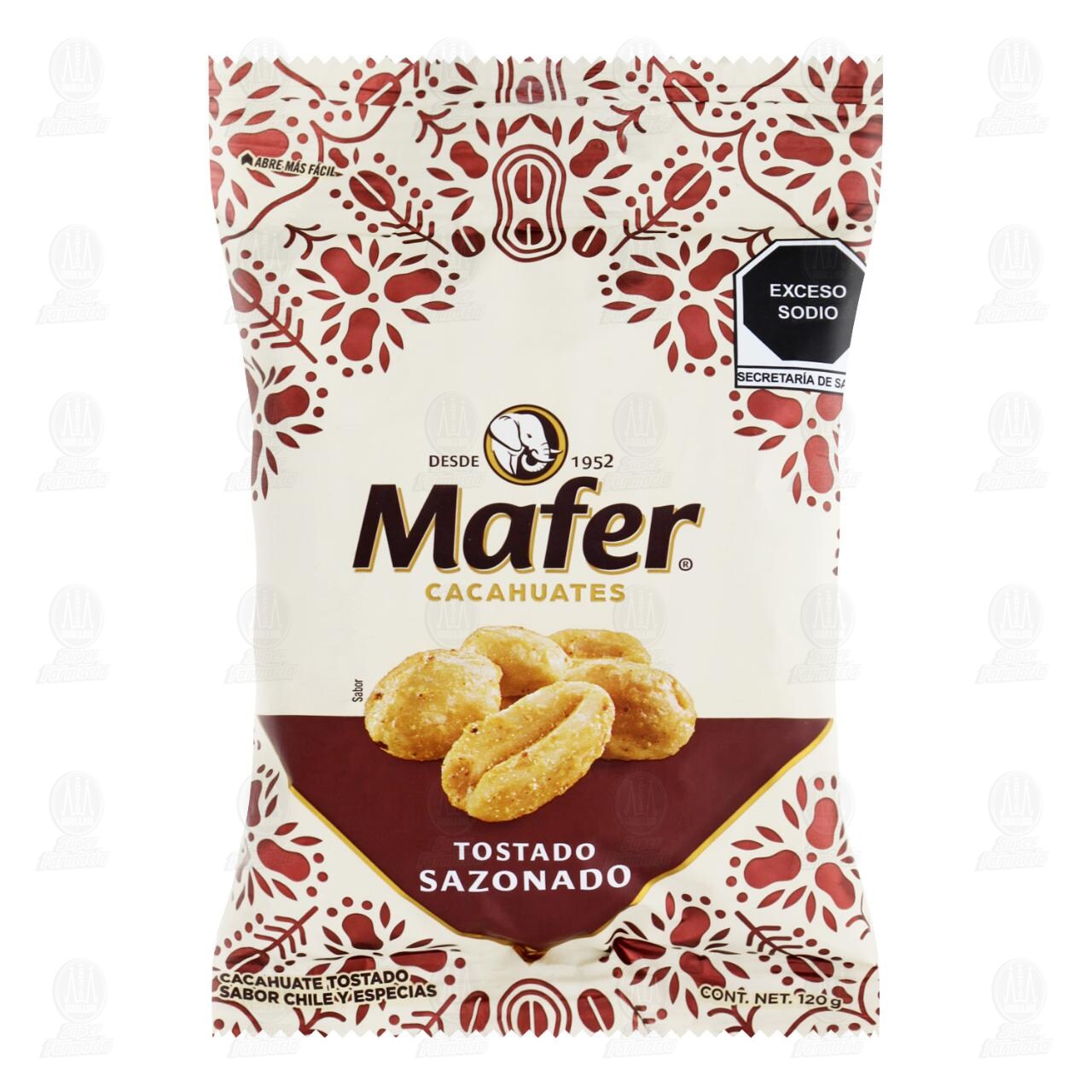 Cacahuate Tostado Mafer Sazonado, 120 gr. image number 0