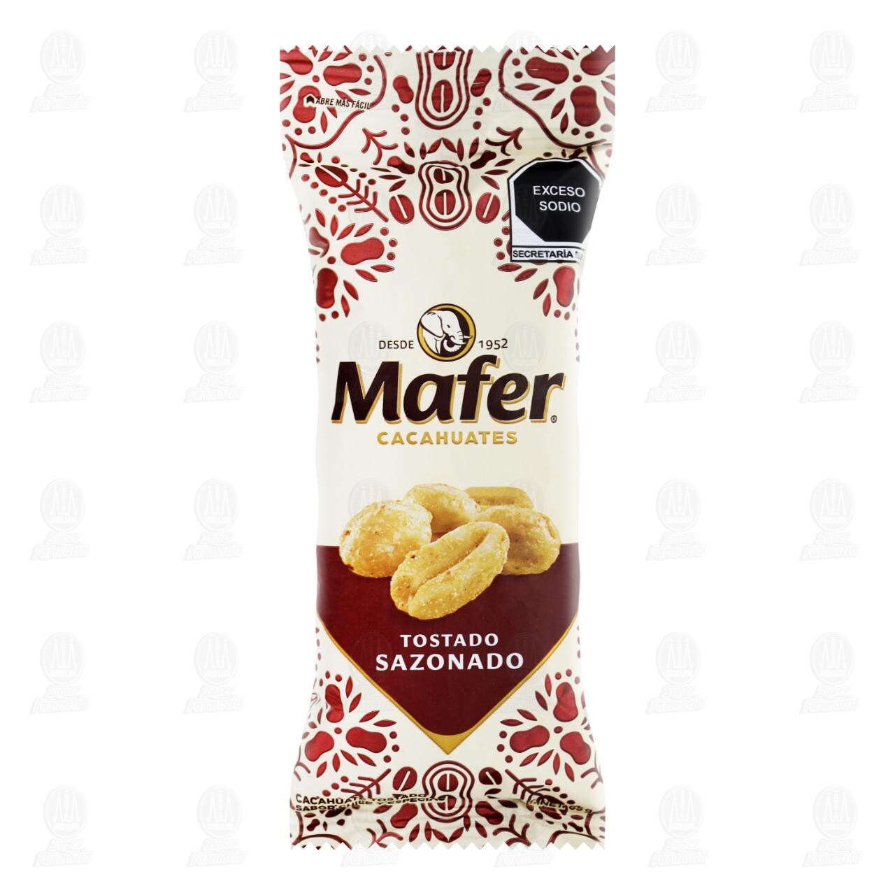 Cacahuate Tostado Mafer Sazonado, 65 gr.