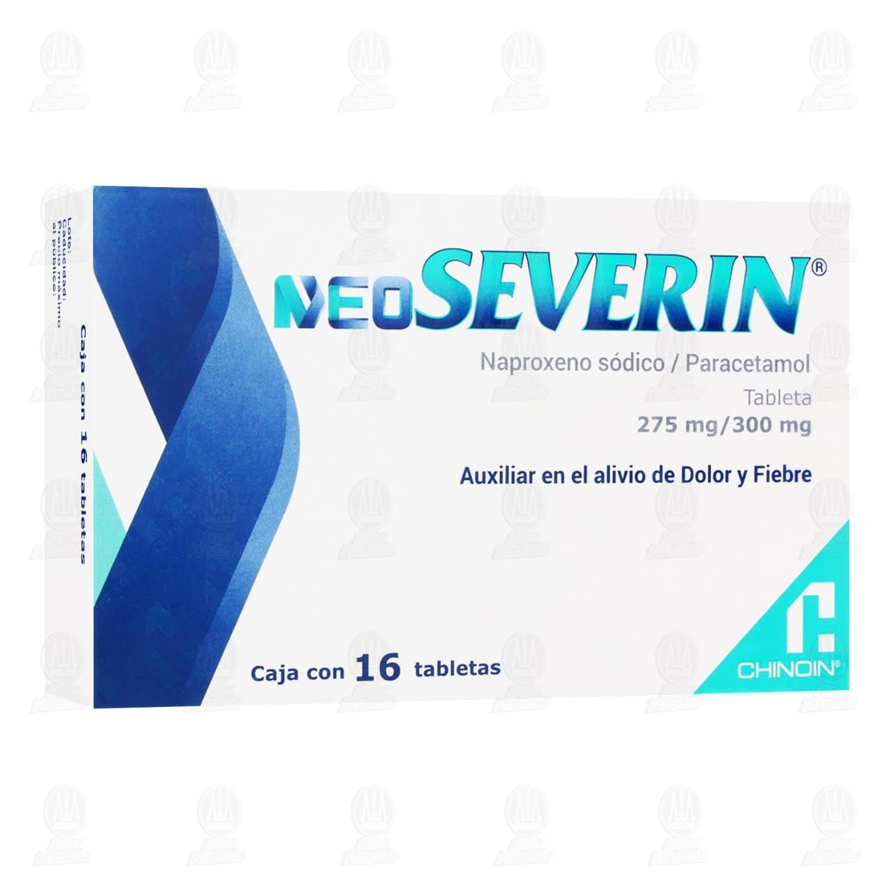 NeoSeverin 275mg/300mg, 16 Tabletas. image number 0