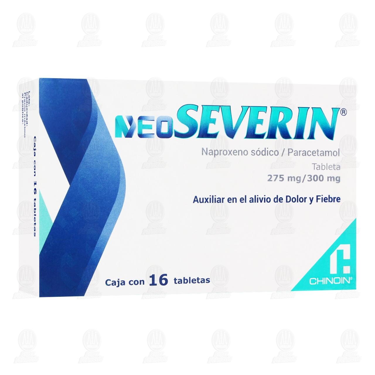 NeoSeverin 275mg/300mg, 16 Tabletas. image number 0