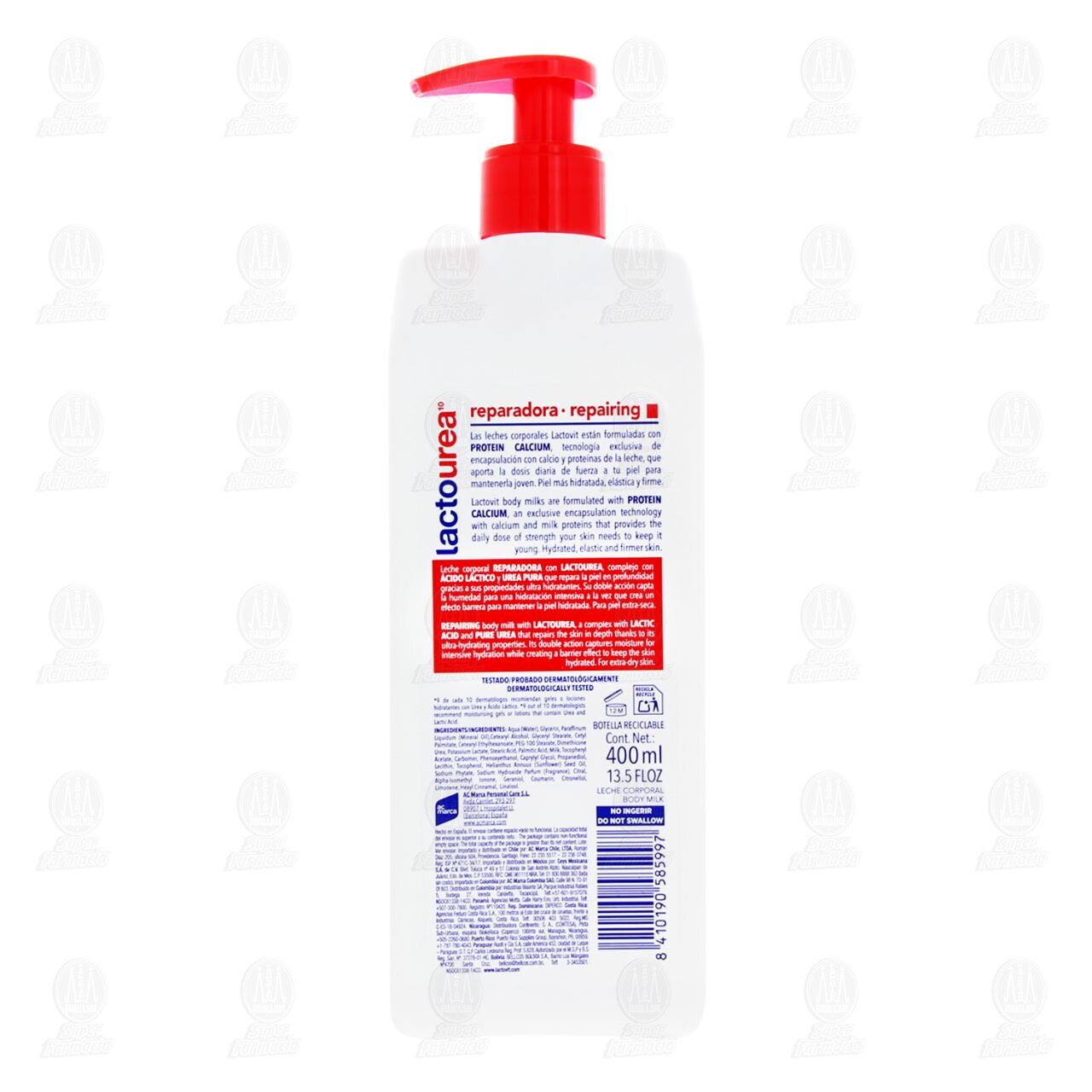 Leche Corporal Lactovit Reparador para Piel extra seca, 400 ml. image number 2