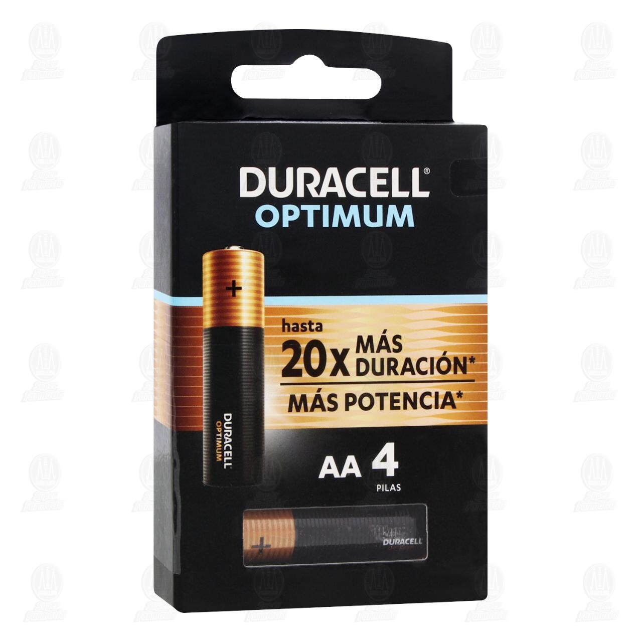 Pilas Duracell Optimum AA, 4 pzas.
