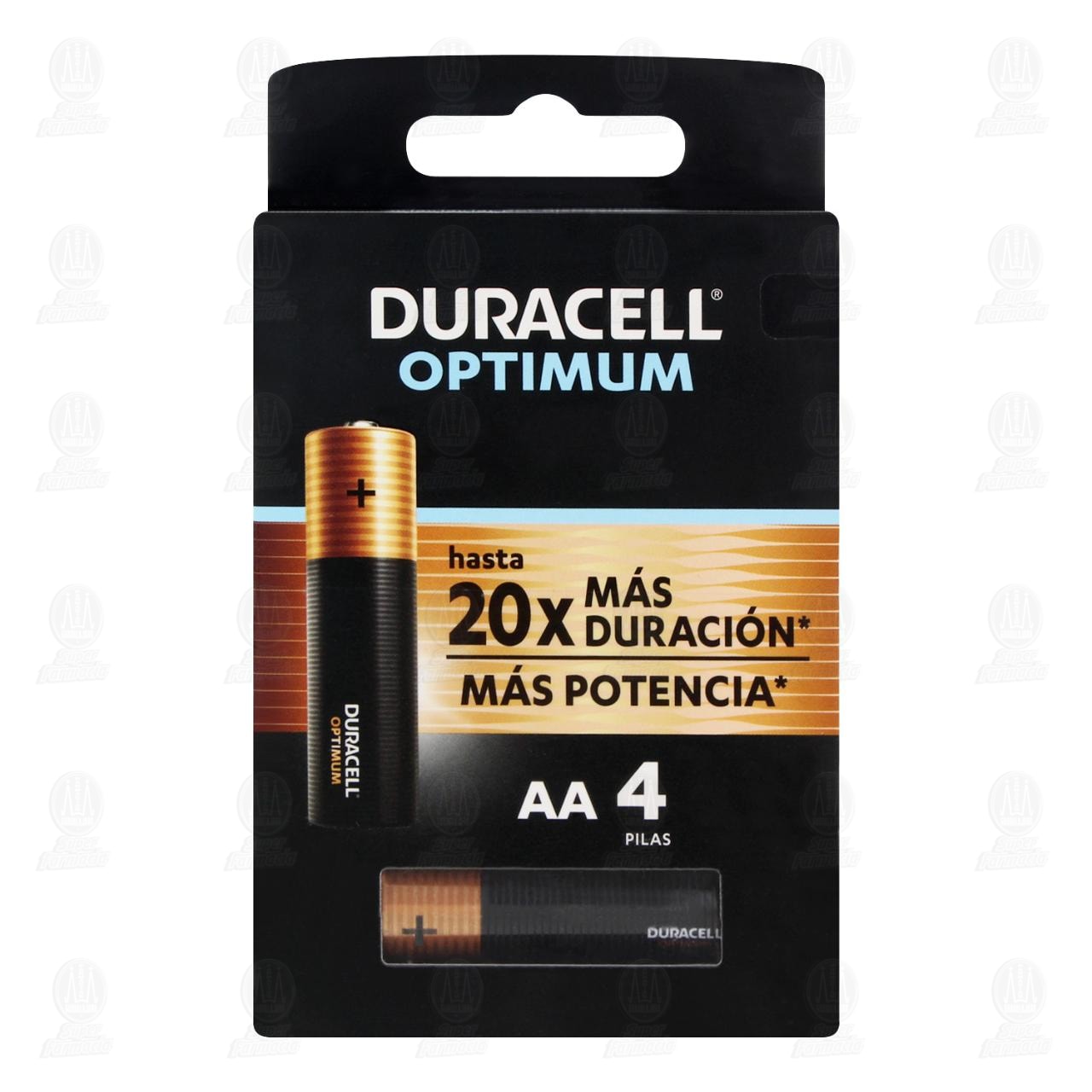 Pilas Duracell Optimum AA, 4 pzas. image number 1