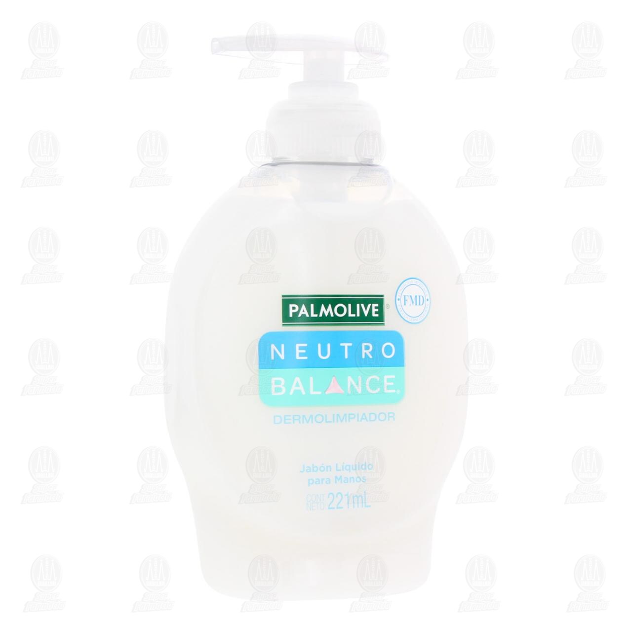 Jabón Líquido Palmolive Neutro Balance para Manos Dermolimpiador, 221 ml.