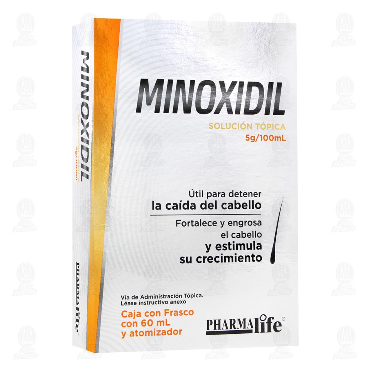 Minoxidil 5g/100ml Soluci&oacute;n T&oacute;pica, 60 ml Pharmalife. image number 0