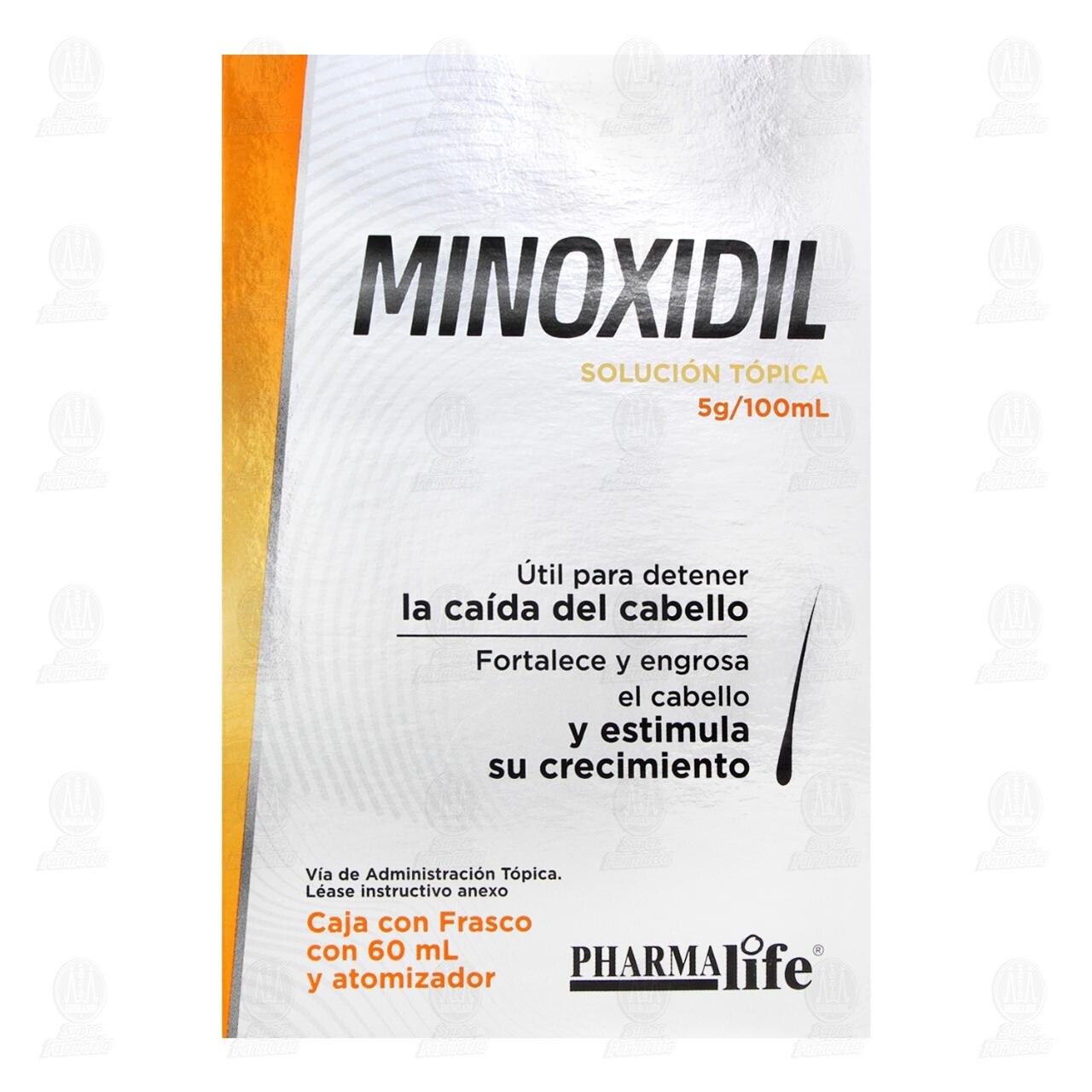 Minoxidil 5g/100ml Soluci&oacute;n T&oacute;pica, 60 ml Pharmalife. image number 1