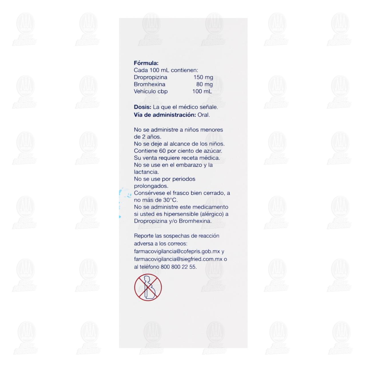 Dalvear 150mg/80mg/100ml Jarabe Infantil Sabor Fresa, 120 ml. image number 2