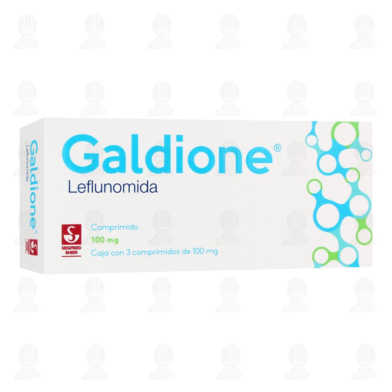 Imagen para Galdione 100 mg, 3 Comprimidos.