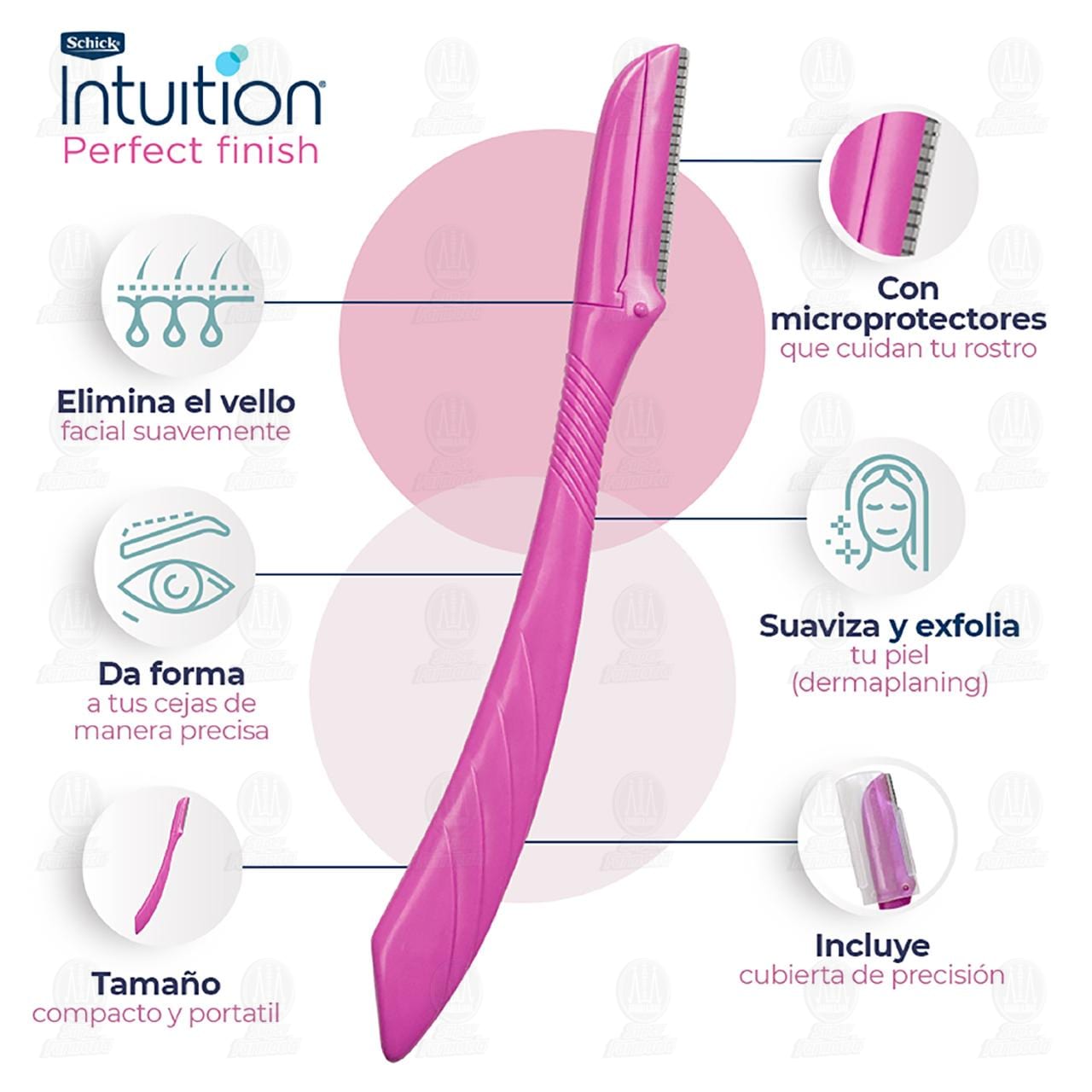 M&aacute;quinas Perfiladoras Schick Intuition Perfect Finish 2 en 1, 3 pzas. image number 2