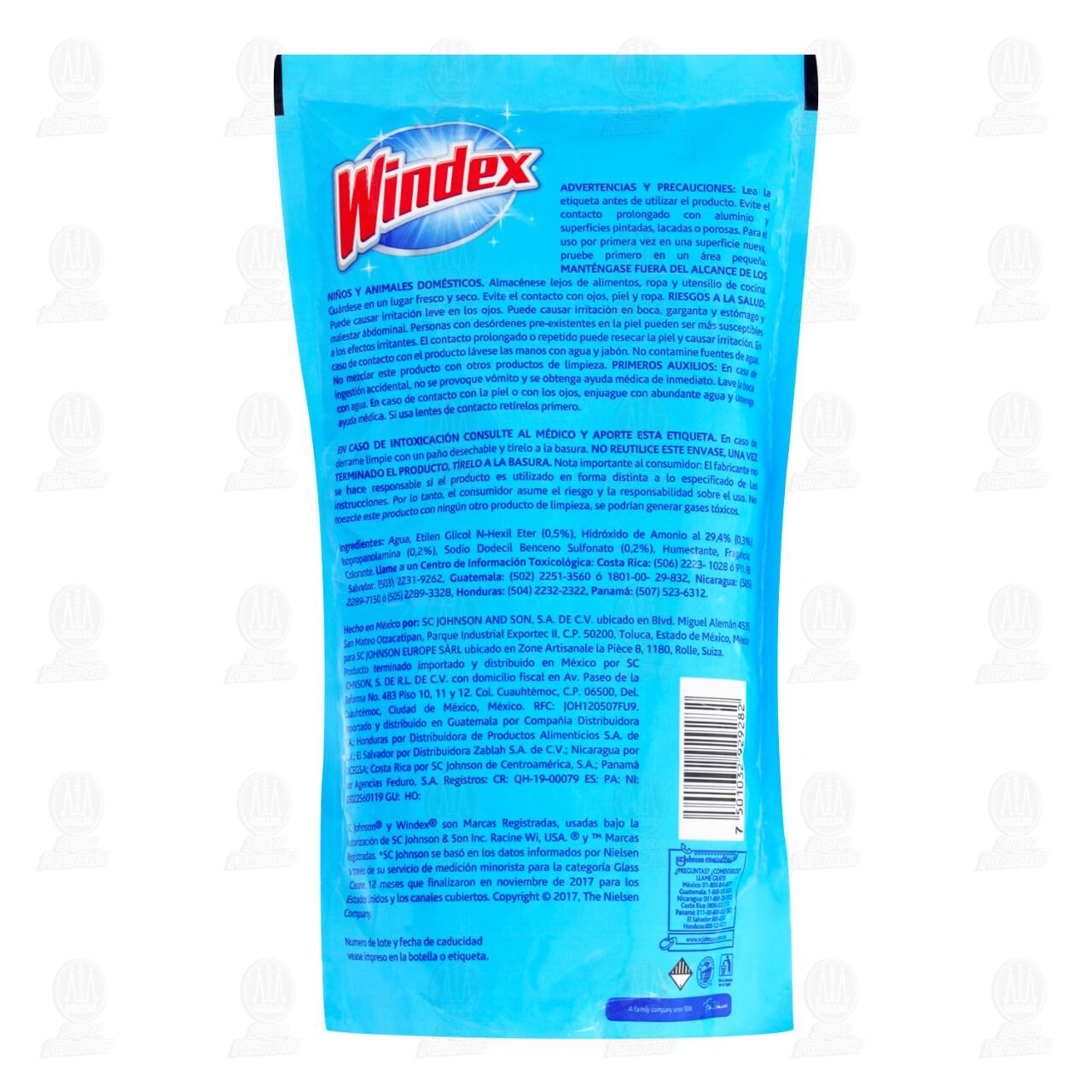 Limpiador L&iacute;quido Windex Original, 500 ml. image number 1