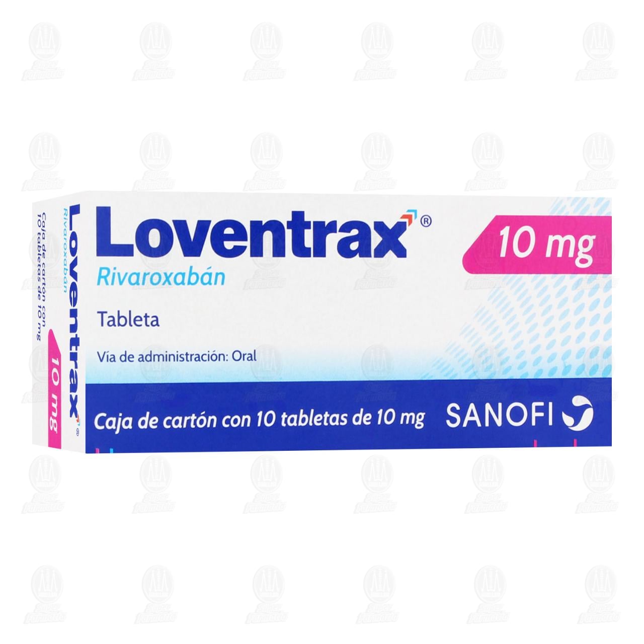 Loventrax 10 mg, 10 Tabletas.