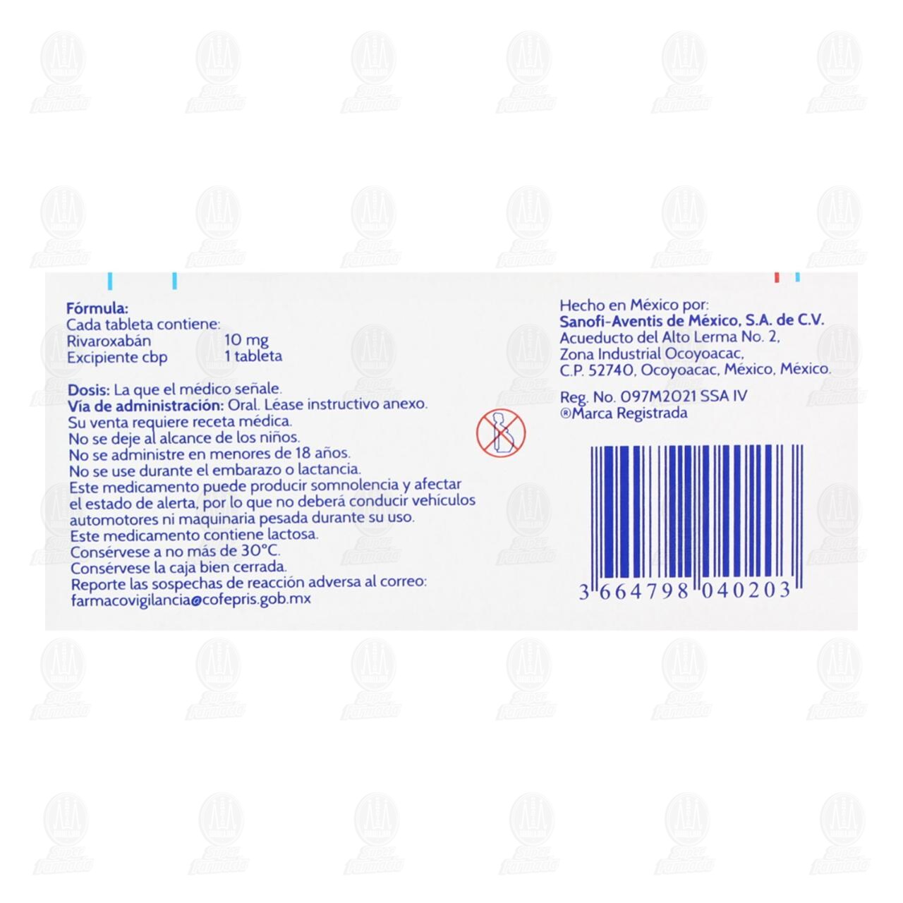 Loventrax 10 mg, 30 Tabletas. image number 2