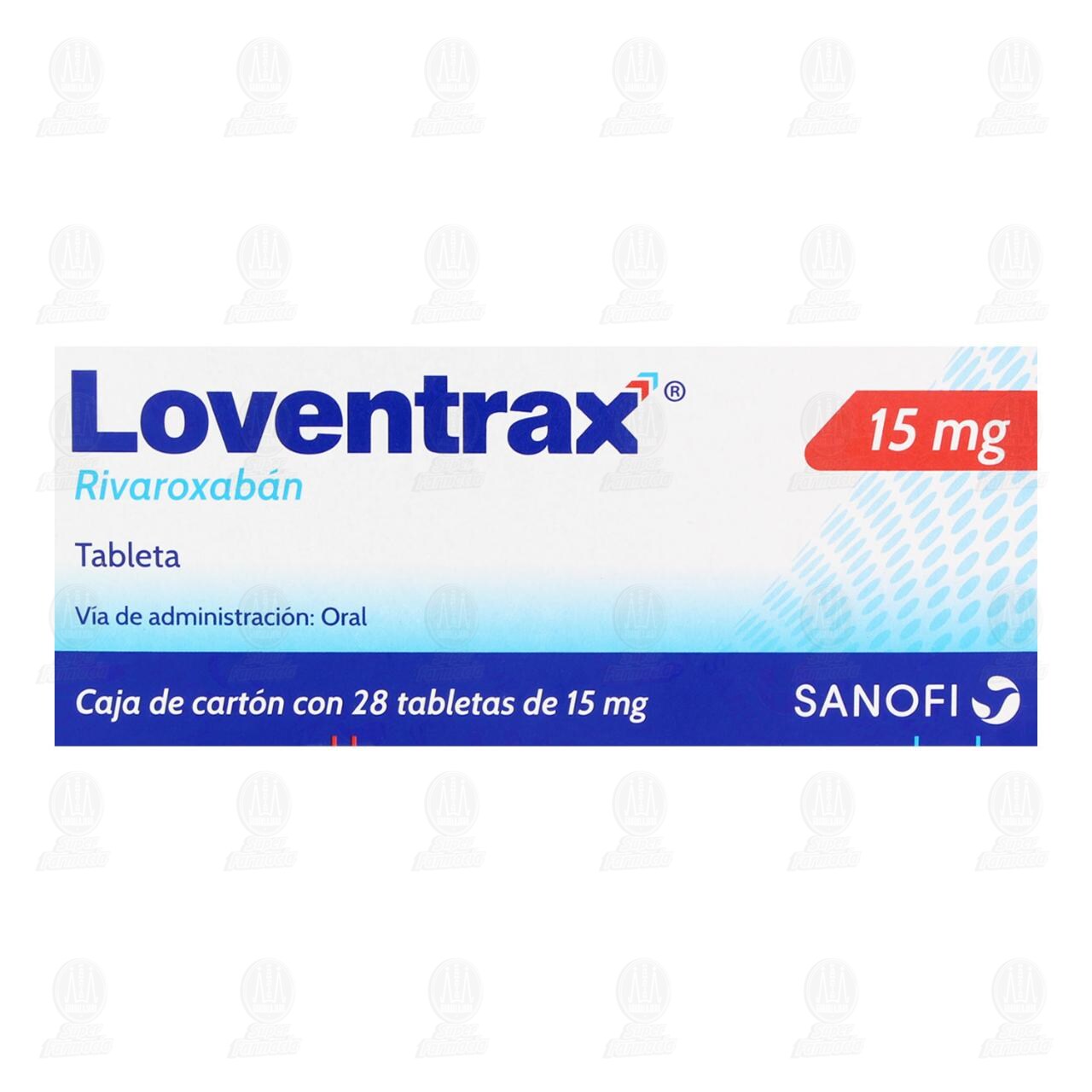 Loventrax 15 mg, 28 Tabletas. image number 1