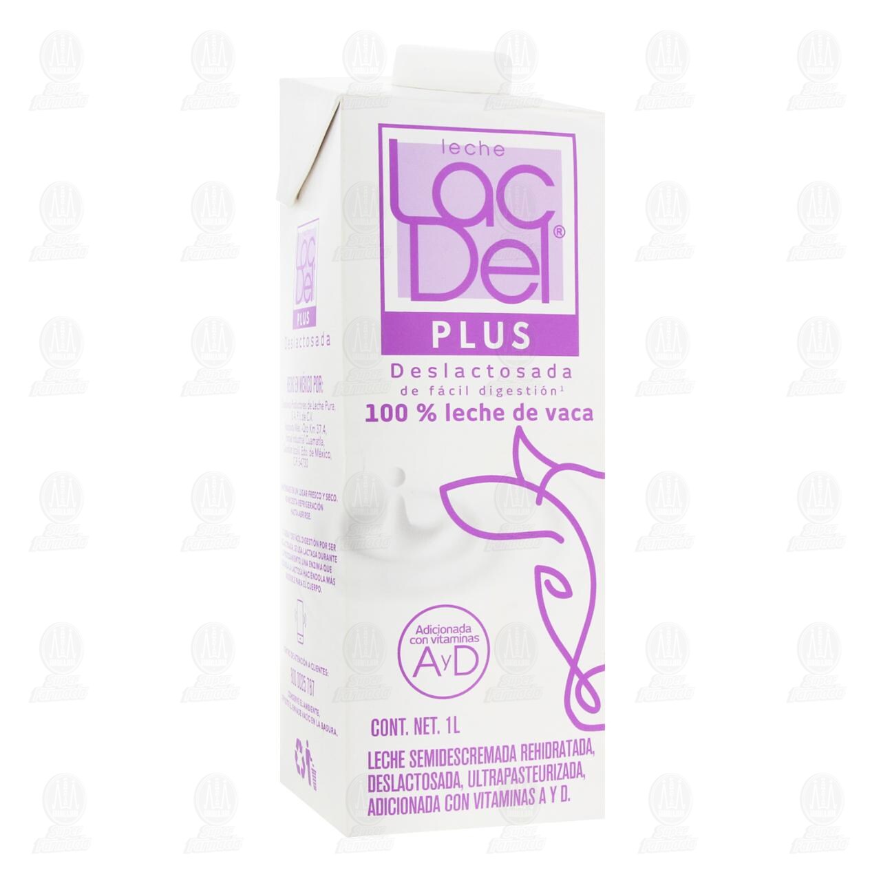 Leche LacDel Plus Deslactosada, 1 l.