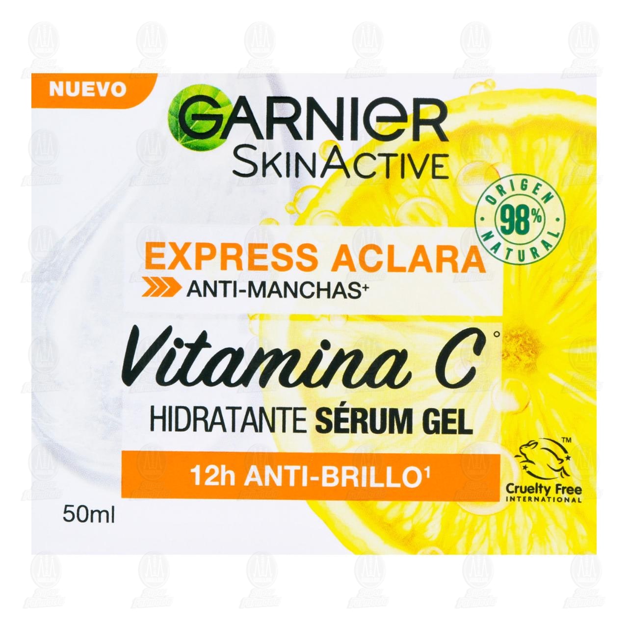 Sérum Gel Hidratante Garnier SkinActive Vitamina C, 50 ml. image number 1