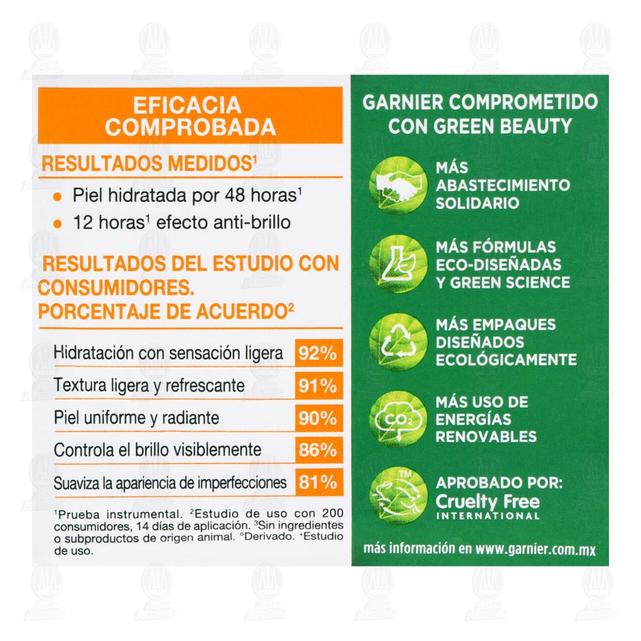 Sérum Gel Hidratante Garnier SkinActive Vitamina C, 50 ml. image number 2
