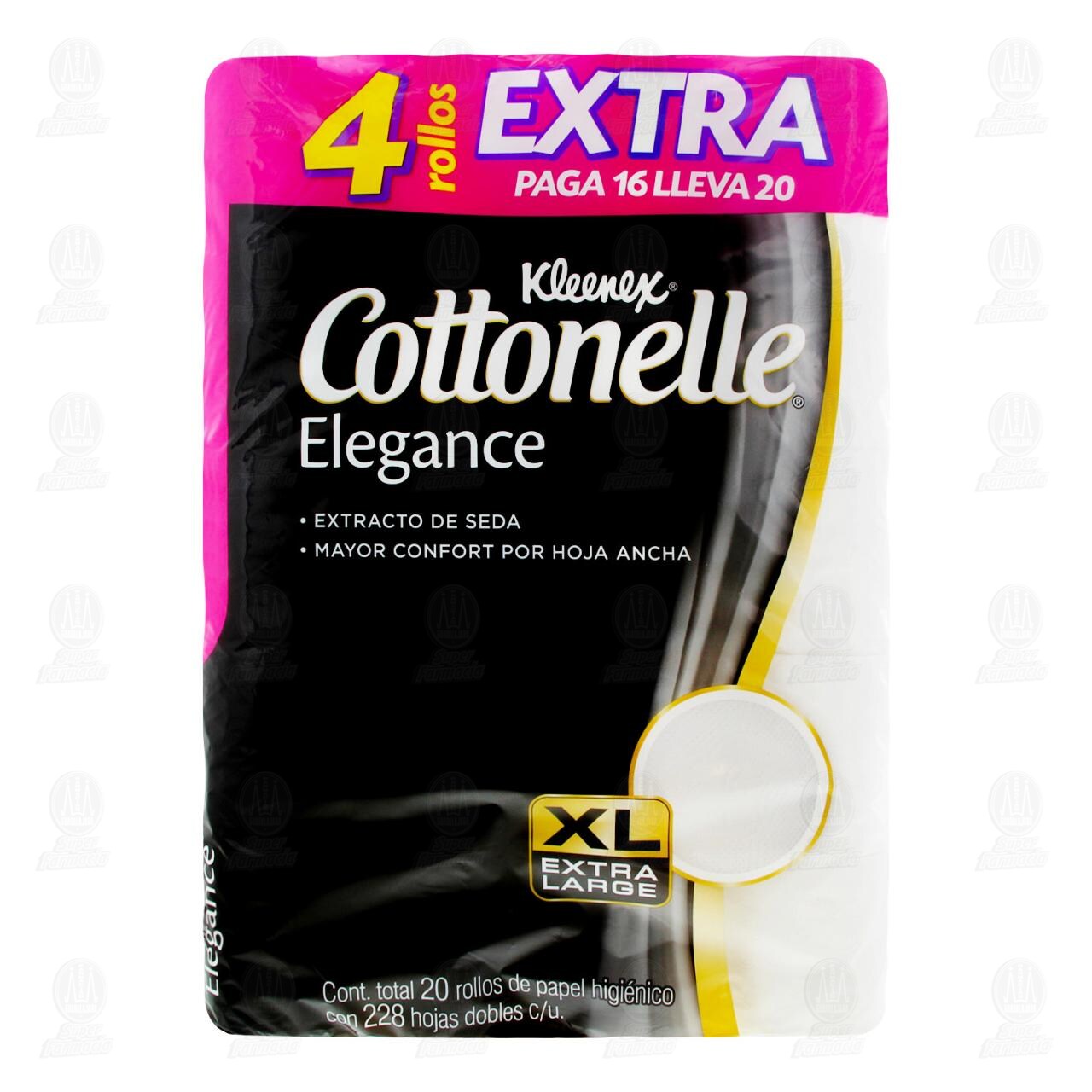 Papel Higi&eacute;nico Kleenex Cottonelle Elegance XL, 20 pzas. image number 1