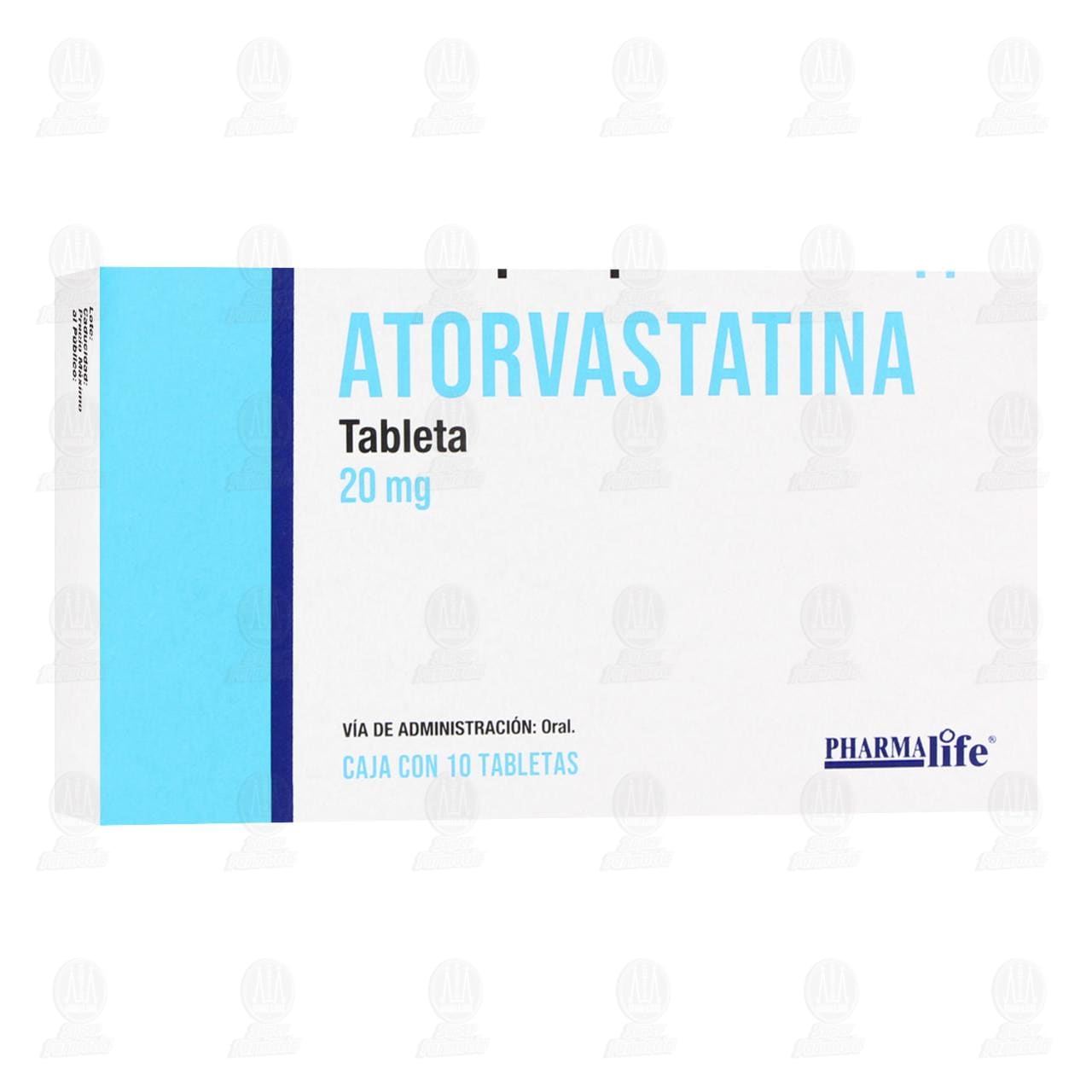 Atorvastatina 20 mg, 10 Tabletas Pharmalife.
